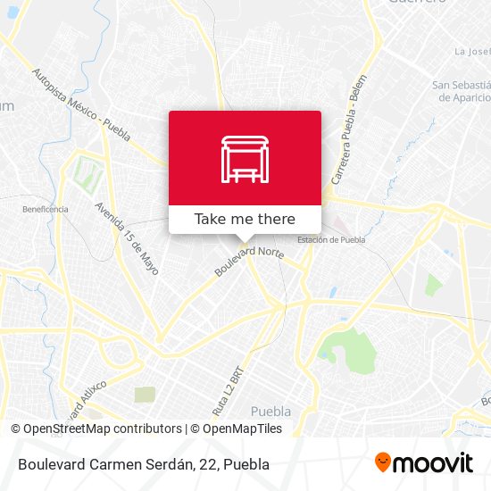 Boulevard Carmen Serdán, 22 map
