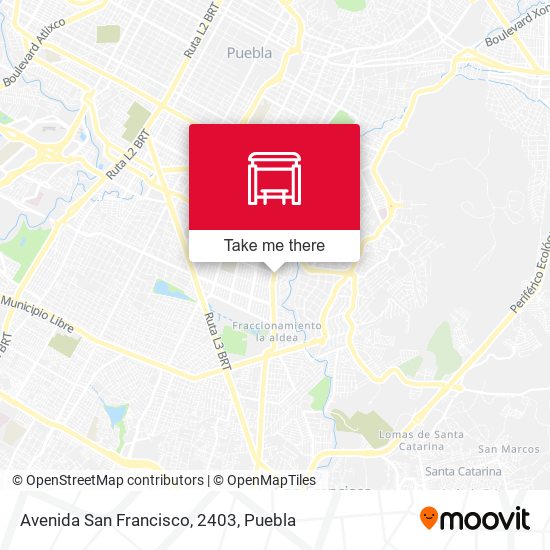 Mapa de Avenida San Francisco, 2403