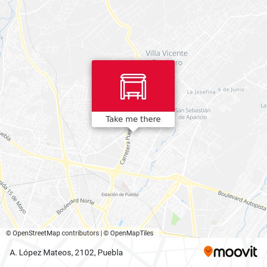 A. López Mateos, 2102 map