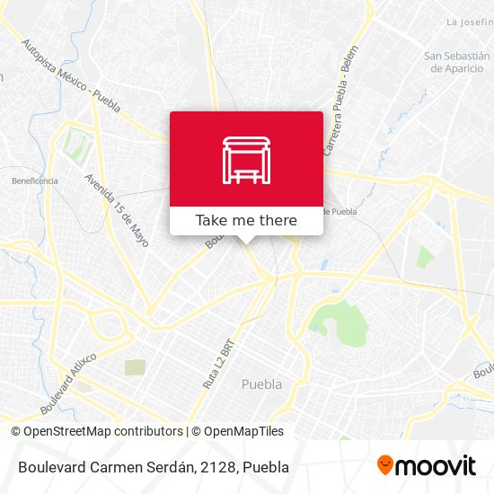 Boulevard Carmen Serdán, 2128 map