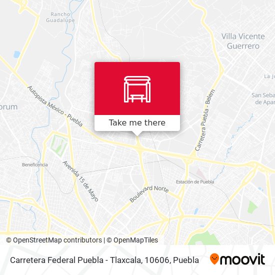 Carretera Federal Puebla - Tlaxcala, 10606 map