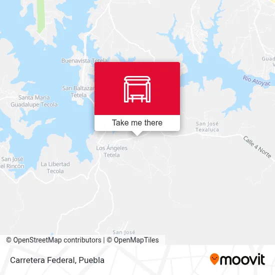 Carretera Federal map