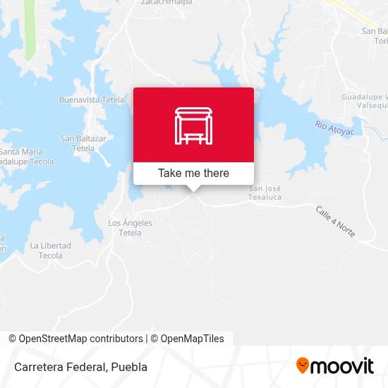 Carretera Federal map