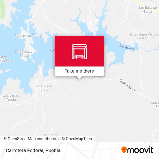 Carretera Federal map