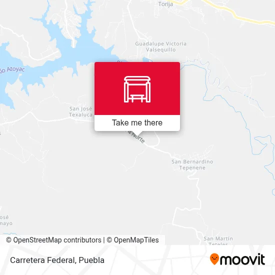 Carretera Federal map