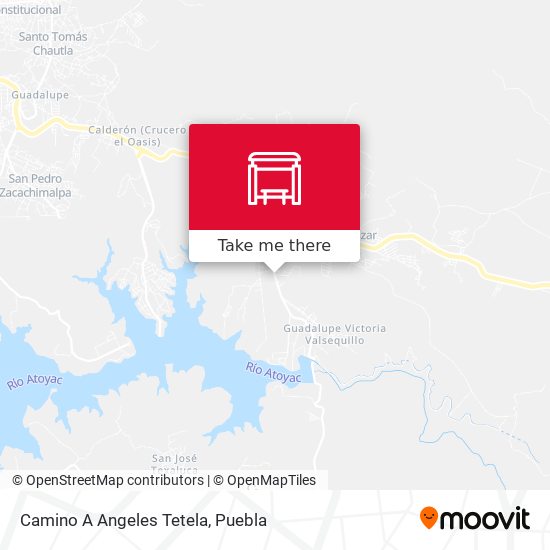 Mapa de Camino A Angeles Tetela