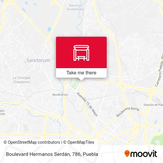 Mapa de Boulevard Hermanos Serdán, 786