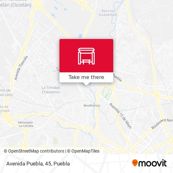 Mapa de Avenida Puebla, 45