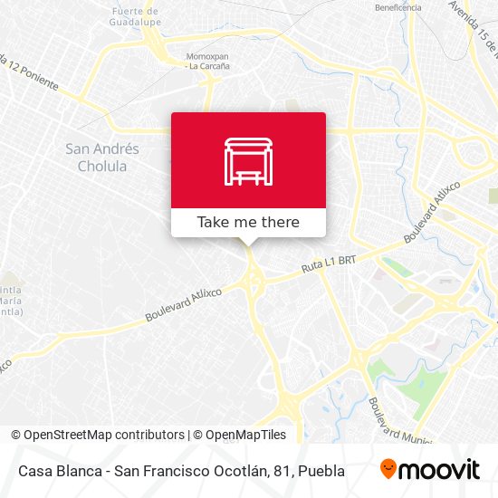 Casa Blanca - San Francisco Ocotlán, 81 map