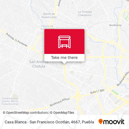 Mapa de Casa Blanca - San Francisco Ocotlán, 4667