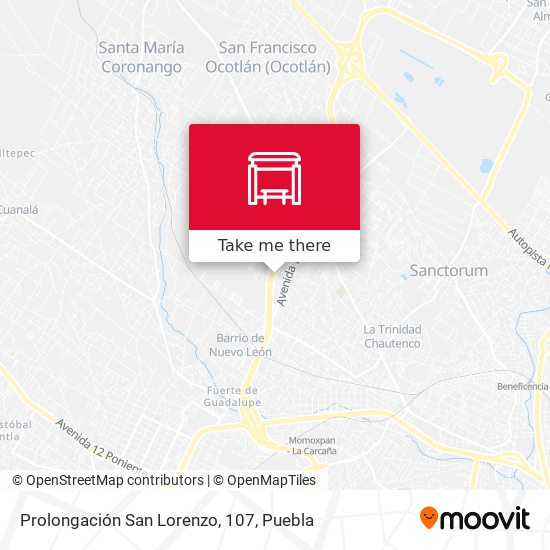 Prolongación San Lorenzo, 107 map