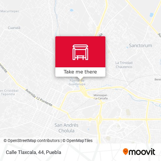 Mapa de Calle Tlaxcala, 44