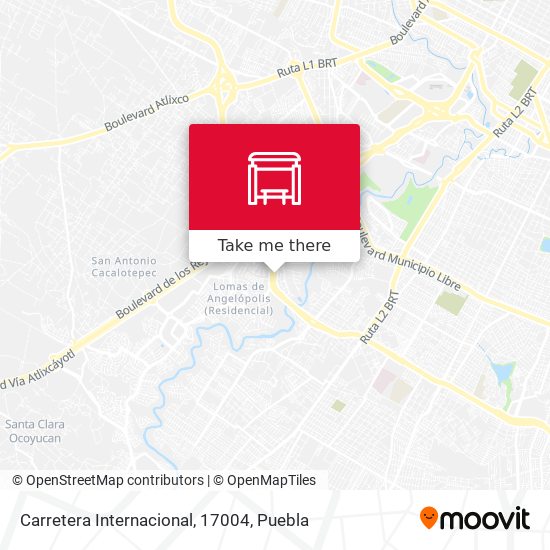 Carretera Internacional, 17004 map
