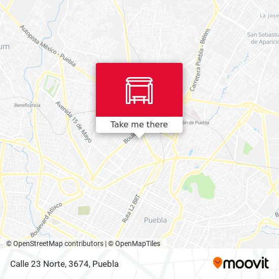 Mapa de Calle 23 Norte, 3674