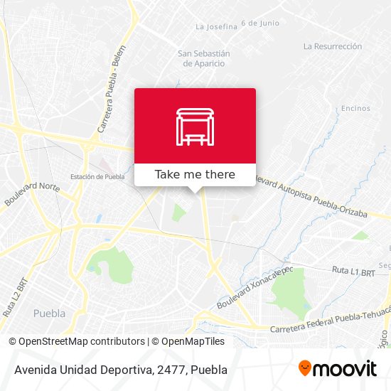 Mapa de Avenida Unidad Deportiva, 2477