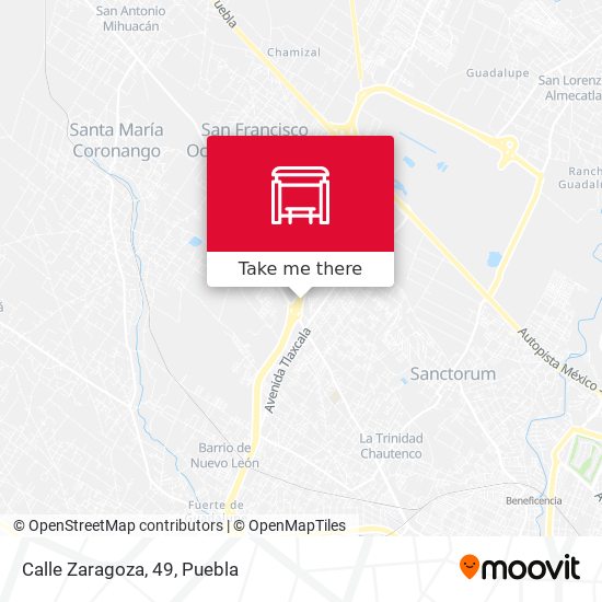 Mapa de Calle Zaragoza, 49