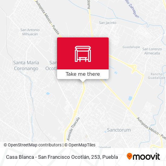 Mapa de Casa Blanca - San Francisco Ocotlán, 253