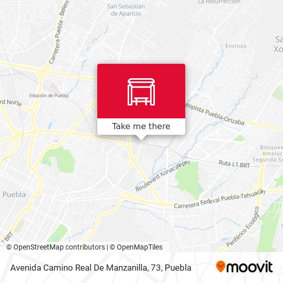Avenida Camino Real De Manzanilla, 73 map