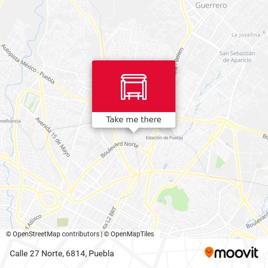 Mapa de Calle 27 Norte, 6814