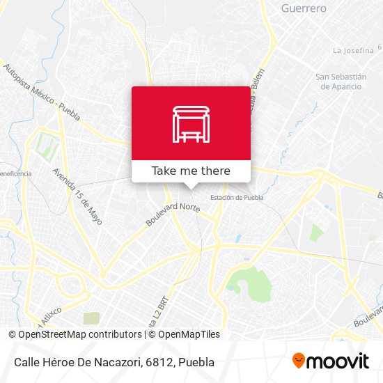 Calle Héroe De Nacazori, 6812 map