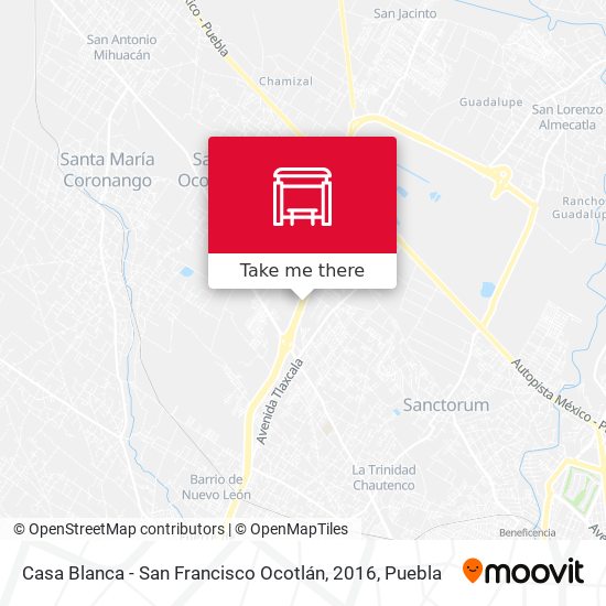 Casa Blanca - San Francisco Ocotlán, 2016 map