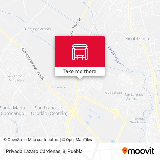 Mapa de Privada Lázaro Cárdenas, 8