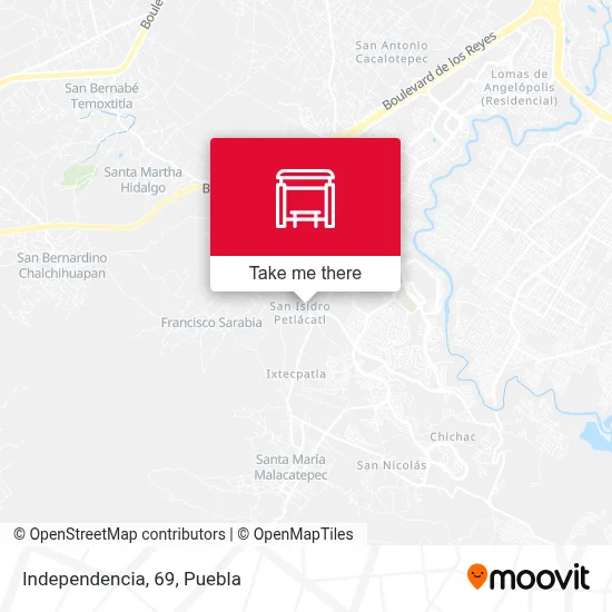 Independencia, 69 map