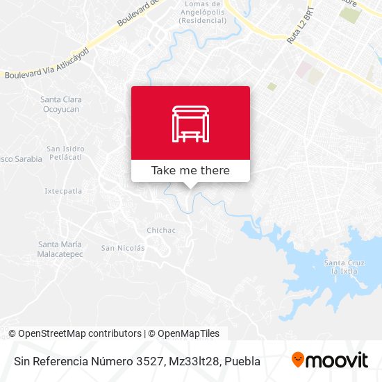 Sin Referencia Número 3527, Mz33lt28 map