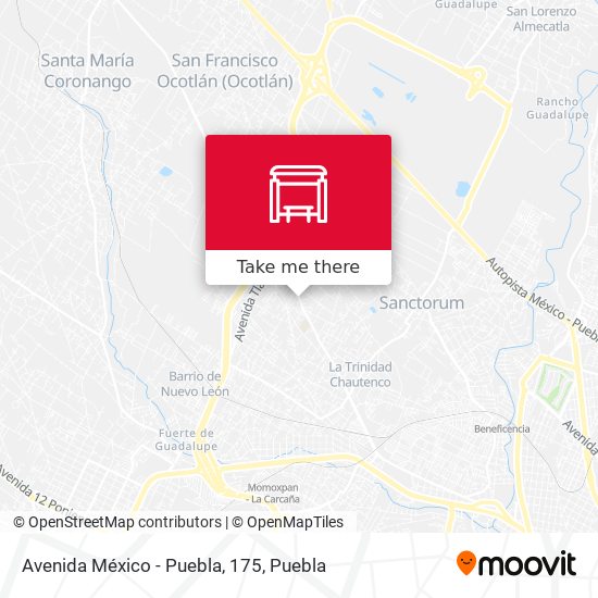 Avenida México - Puebla, 175 map