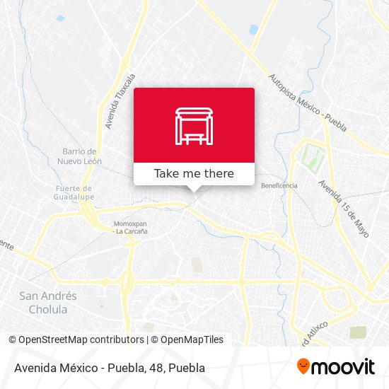 Avenida México - Puebla, 48 map