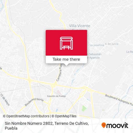 Mapa de Sin Nombre Número 2802, Terreno De Cultivo