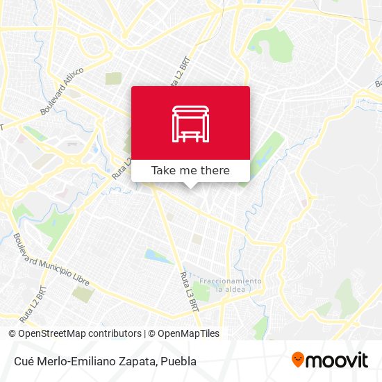 Cué Merlo-Emiliano Zapata map