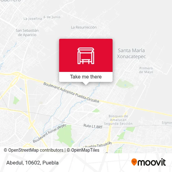 Abedul, 10602 map