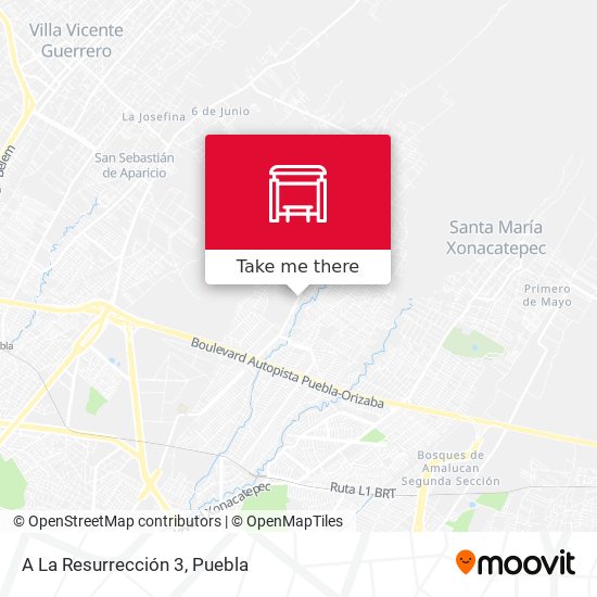 Mapa de A La Resurrección 3