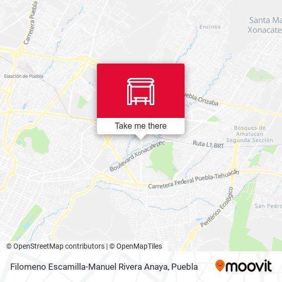 Filomeno Escamilla-Manuel Rivera Anaya map