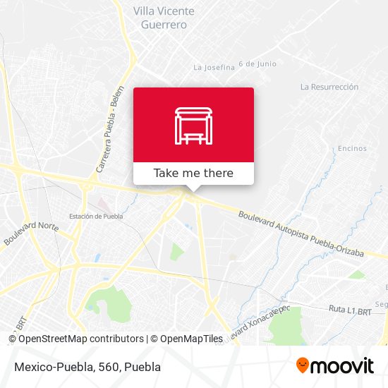 Mexico-Puebla, 560 map