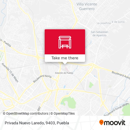 Privada Nuevo Laredo, 9403 map