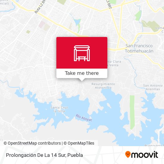 Prolongación De La 14 Sur map