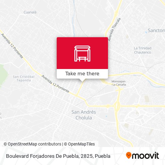 Boulevard Forjadores De Puebla, 2825 map