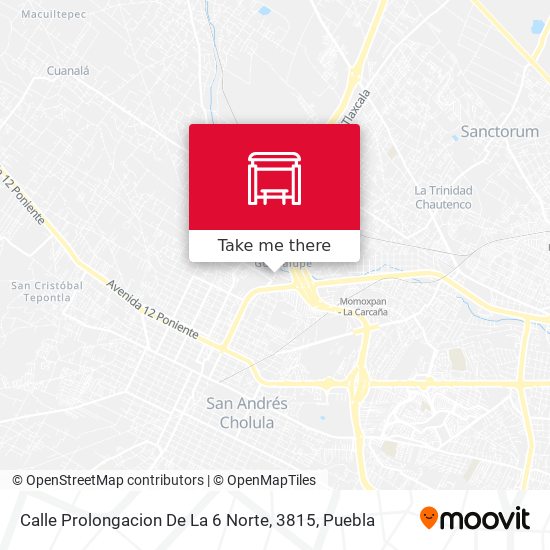 Calle Prolongacion De La 6 Norte, 3815 map