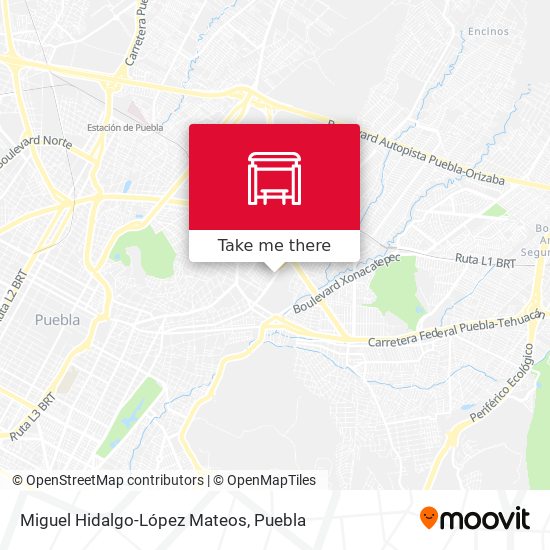 Mapa de Miguel Hidalgo-López Mateos
