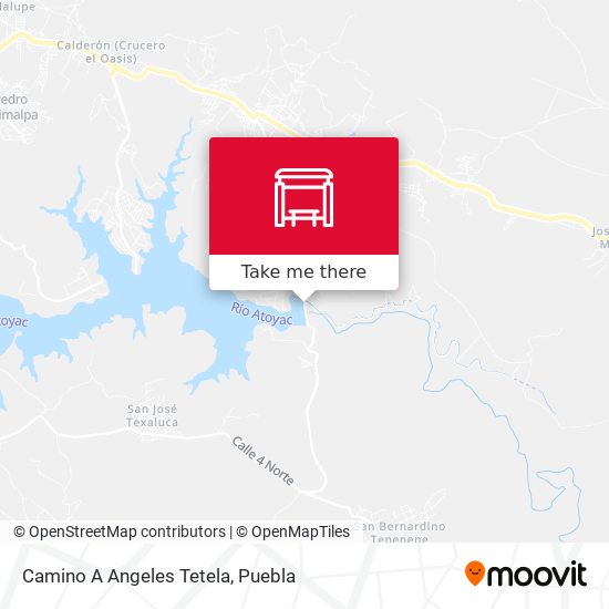 Mapa de Camino A Angeles Tetela