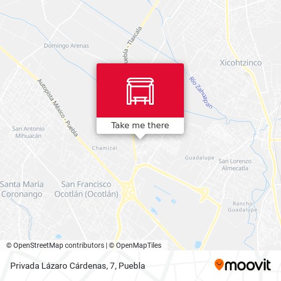 Mapa de Privada Lázaro Cárdenas, 7
