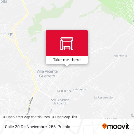 Mapa de Calle 20 De Noviembre, 258