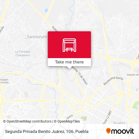 Segunda Privada Benito Juárez, 106 map