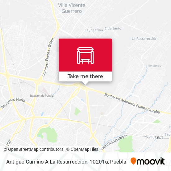 Mapa de Antiguo Camino A La Resurrección, 10201a