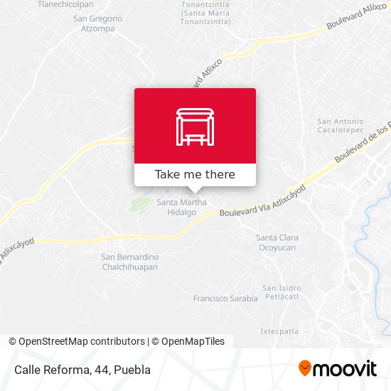 Mapa de Calle Reforma, 44