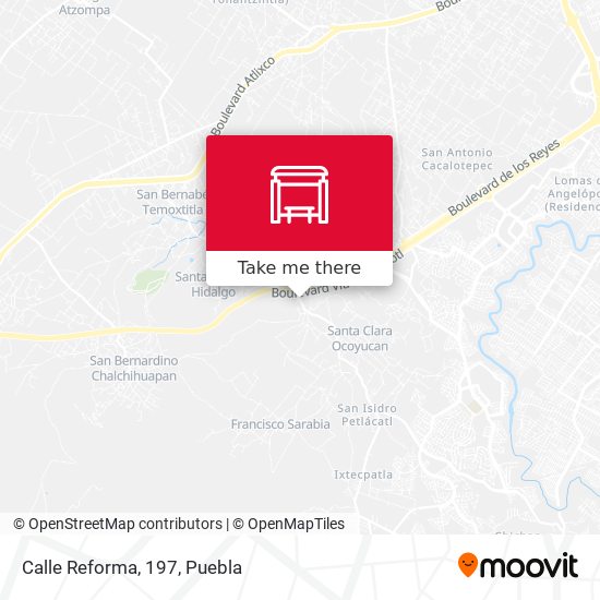 Mapa de Calle Reforma, 197