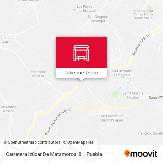 Carretera Izúcar De Matamoros, 81 map
