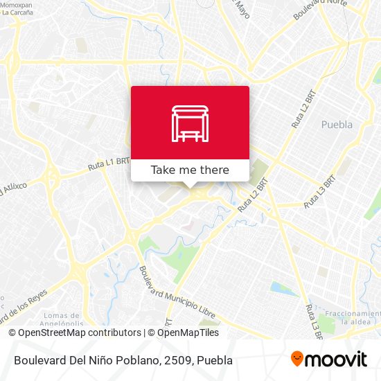 Mapa de Boulevard Del Niño Poblano, 2509